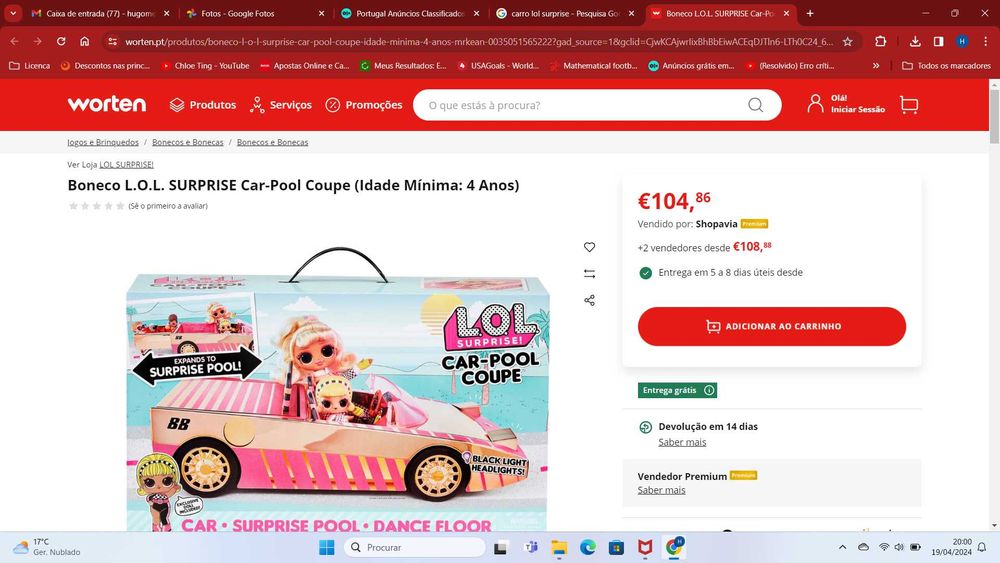 Carro LOL Surprise