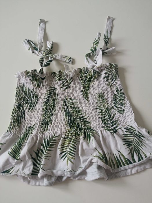 H&M lekka bluzka z baskinką bluzeczka r S