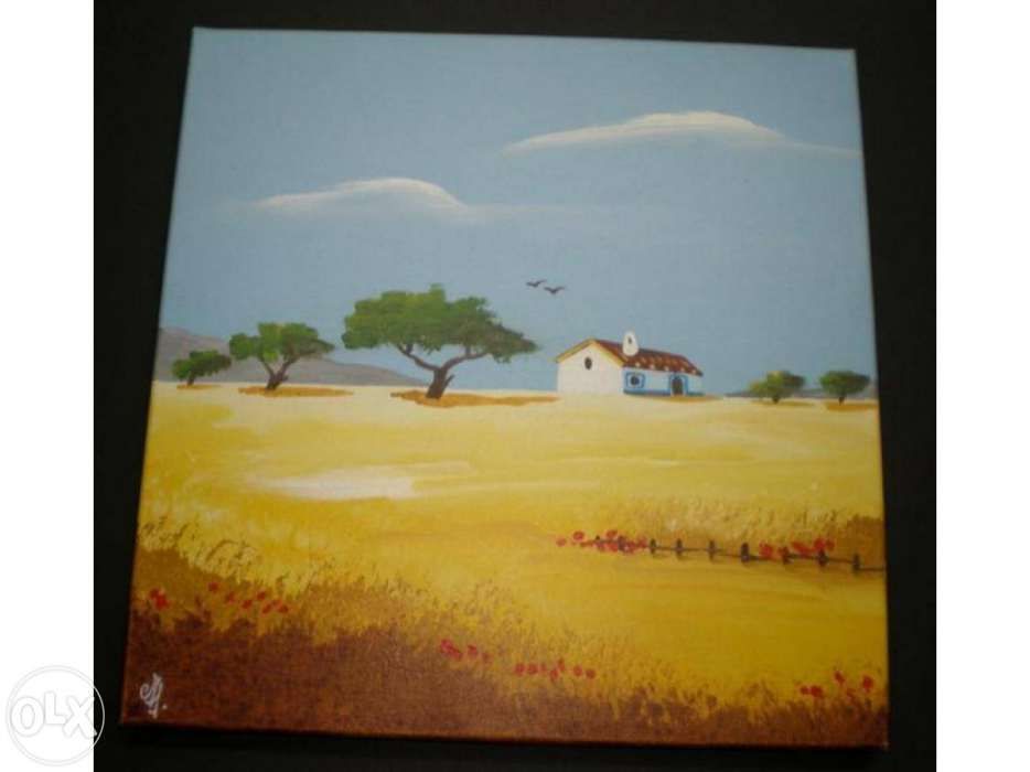 Quadro/Tela/Pintura Original a óleo Carlos Lage - Alentejo