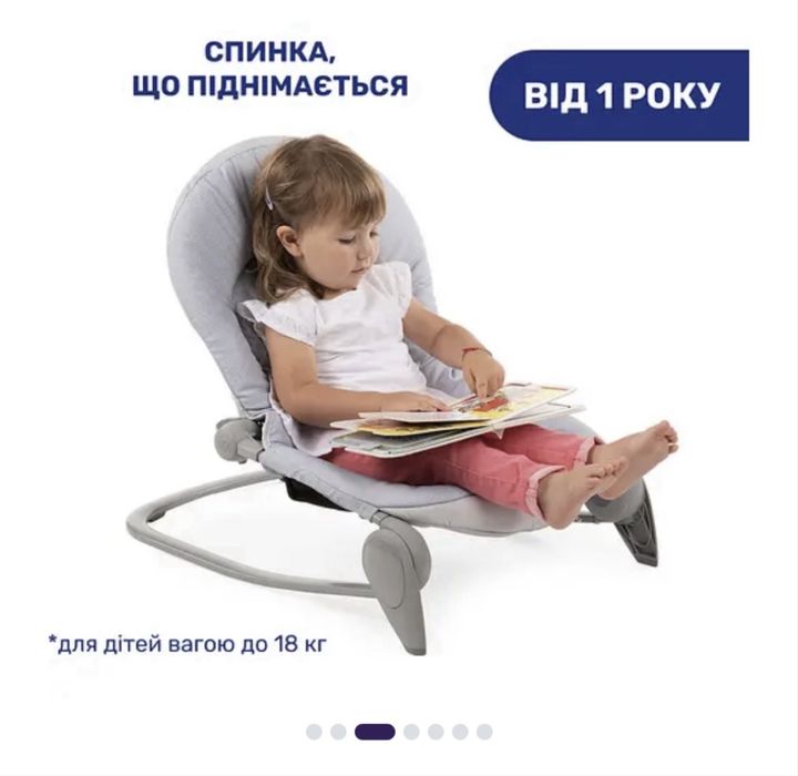 Продам крісло-гойдалка Chicco