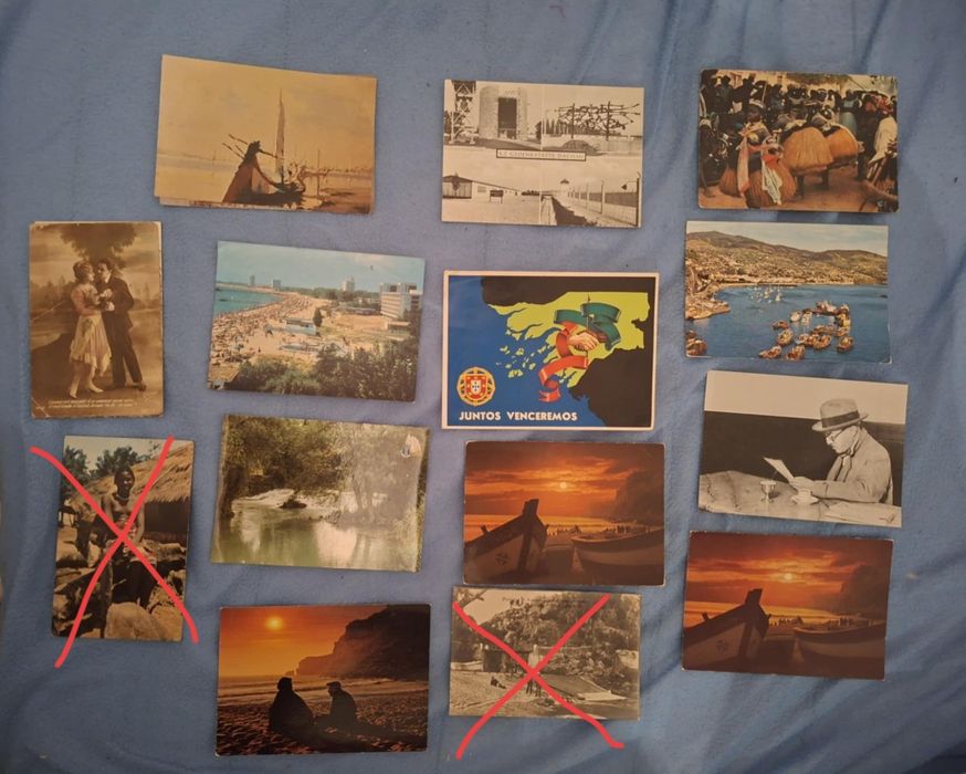 Cartões Postais antigos de diversos locais