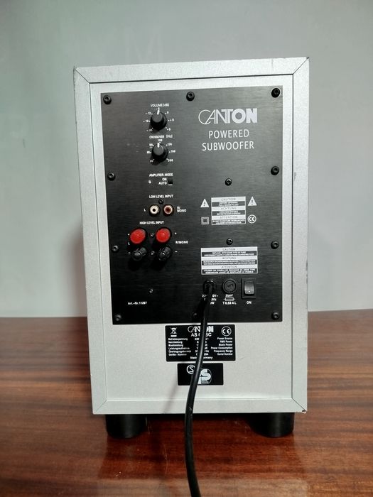 120 Вт! Активний сабвуфер Canton AS-60SC, made in Germany