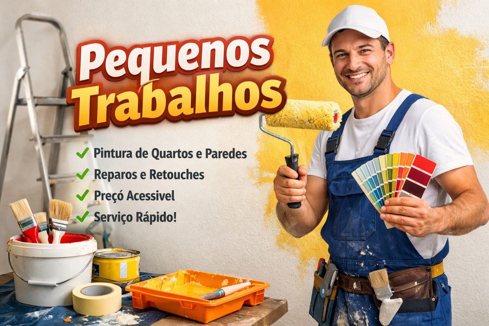 Pintor Profissional para Pequenos Trabalhos