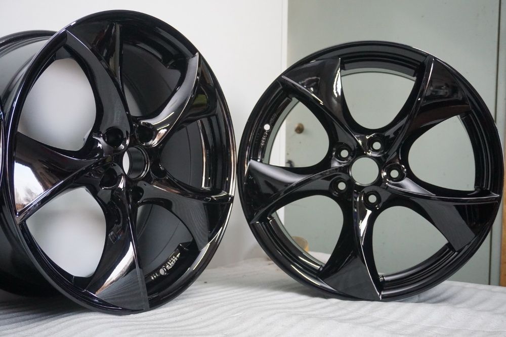 Alufelgi EAT-CMA 5x112 8Jx18" et35 cb70,4mm piekne czarny mega polysk!