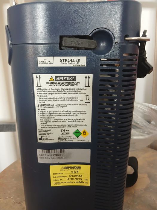 Tanque de oxigénio líquido 1.2L