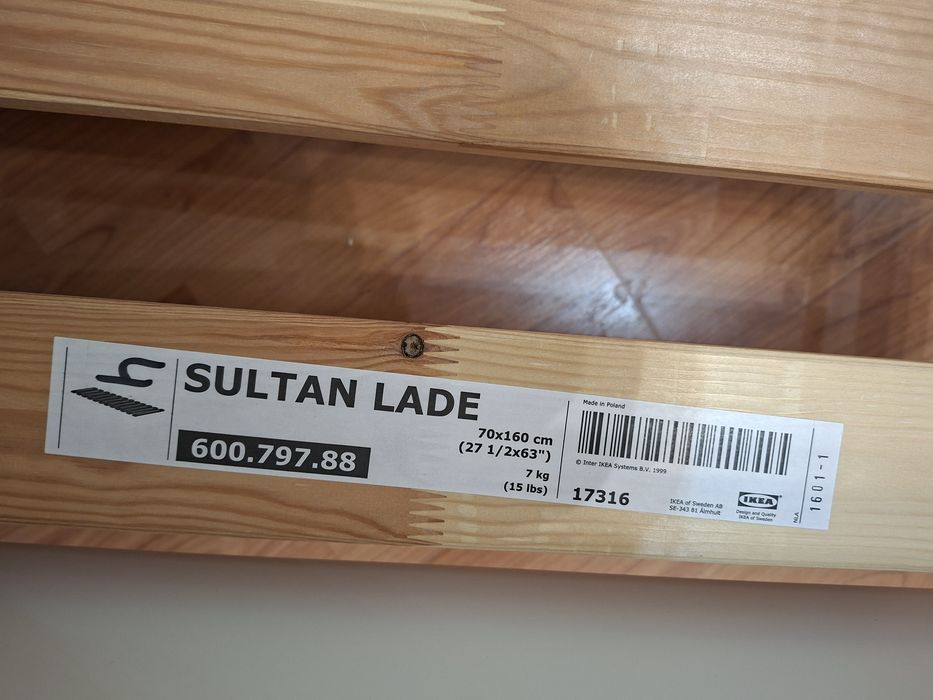 кровать детская подростковая IKEA    166 см * 78 см