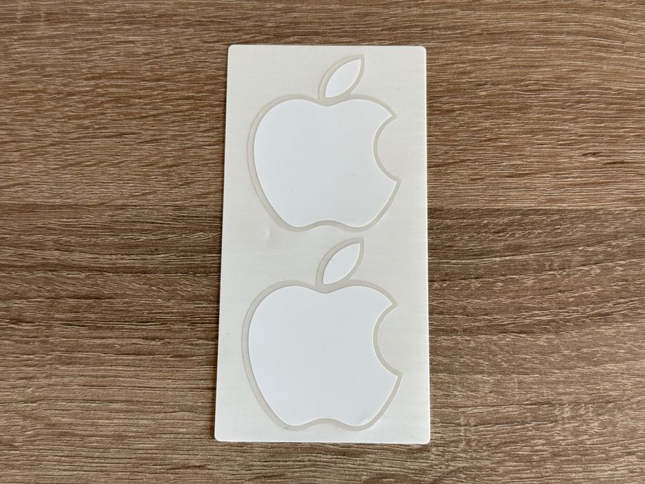 Zestaw oryginalnych naklejek Apple iPhone, iPad, MacBook