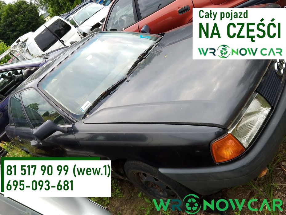 Audi 80 B3 (86-96r.) 1.6 B 75KM. Silnik PP Skrzynia CAA lakier LY9Z. Cały na części. GWARANCJA !!!  Przód Tył Zestaw Komplet Drzwi Klapa Zderzak Błotnik Maska Grill Atrapa Szyba Pas Lampa Lusterko Boczki Fotel Kanapa Kokpit Deska Rozdzielcza Przełącznik W