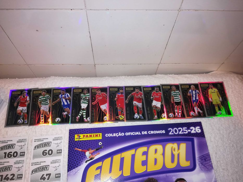 liga betclic 2025/26 (486 cromos + 29 bis + 11 premium) coleção completa