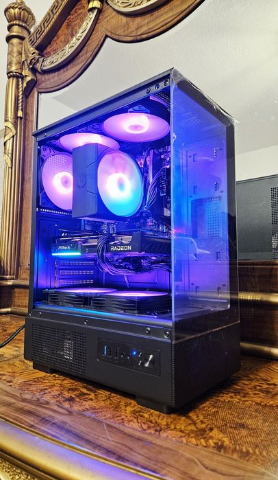 NOWY Komputer gamingowy RX 9060XT/RYZEN 7500F/32GB/M.2/GWARANCJA!