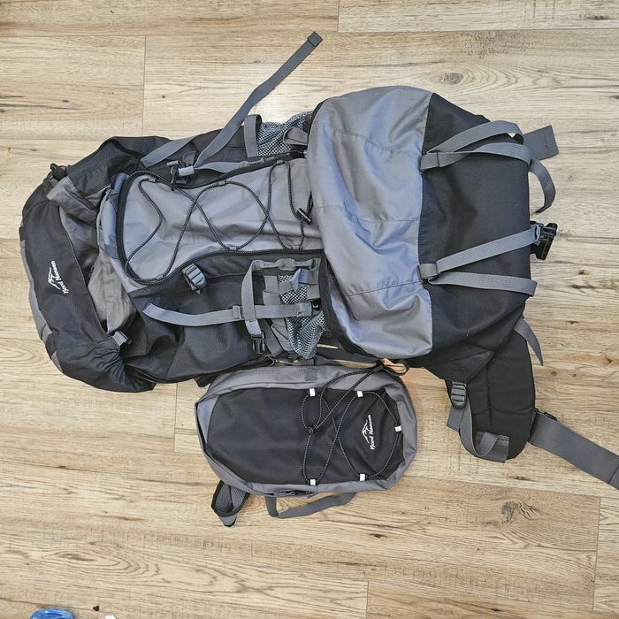 Plecak trekkingowy Fjord Nansen Nanga Parbat Solid 85+10l Black/Gray
