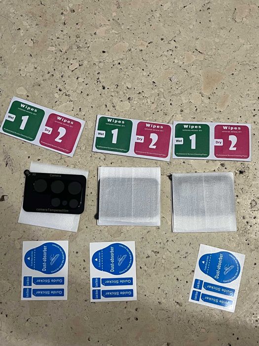 Hartowane szkło na aparat do Samsung Galaxy S23 Ultra (wyspa)