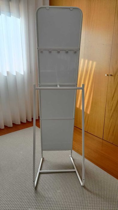 Espelho de pé, 48x160 cm, cor: branco