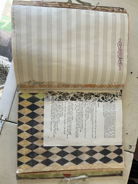 «Алиса в стране чудес» Джанкбук JUNK BOOK ручной работы