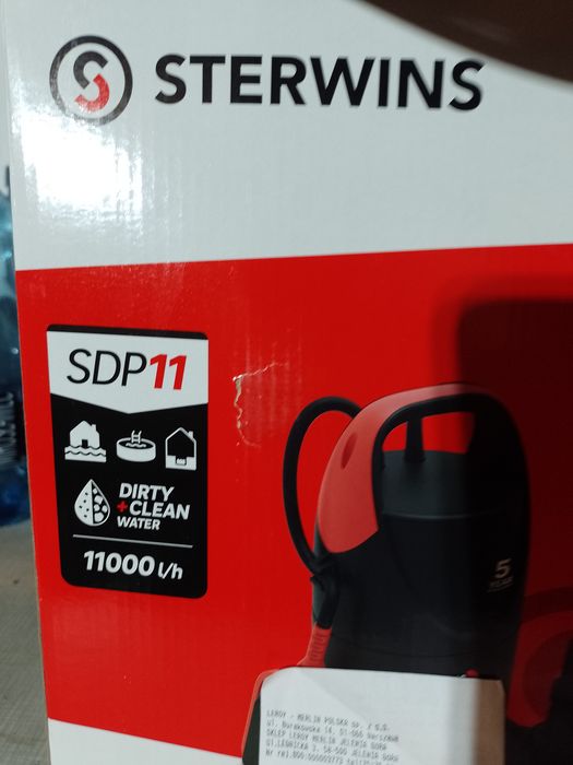 Pompa wody czystej/brudnej Sterwins 500w/ 1100l / h