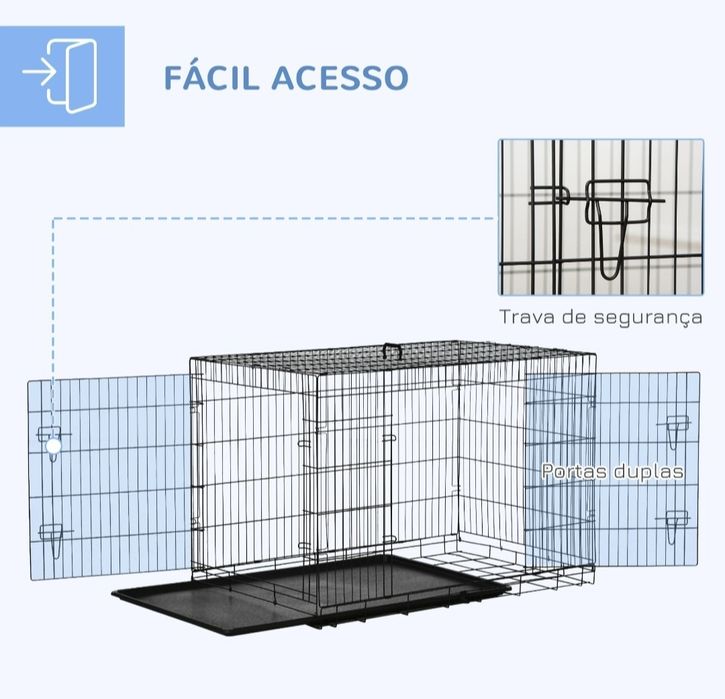 Transportadora Jaula Box Parque para cao ou gato (nova)