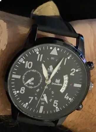 Relógio De Quartzo Com Pulseira De Couro