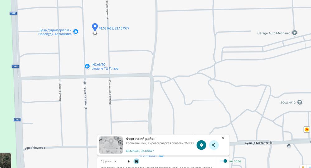 Приватизована ділянка с. Нове
