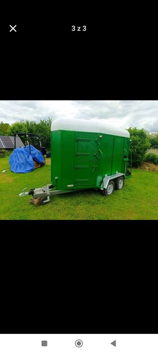 Przyczepa konna, koniowóz, 2000kg dmc