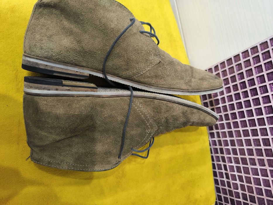 Botas Soft Grey em Pele N42