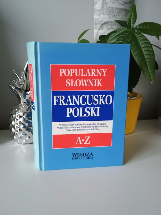 Słownik FRANCUSKO-POLSKI A-Z (50 000 słów) w twardej oprawie