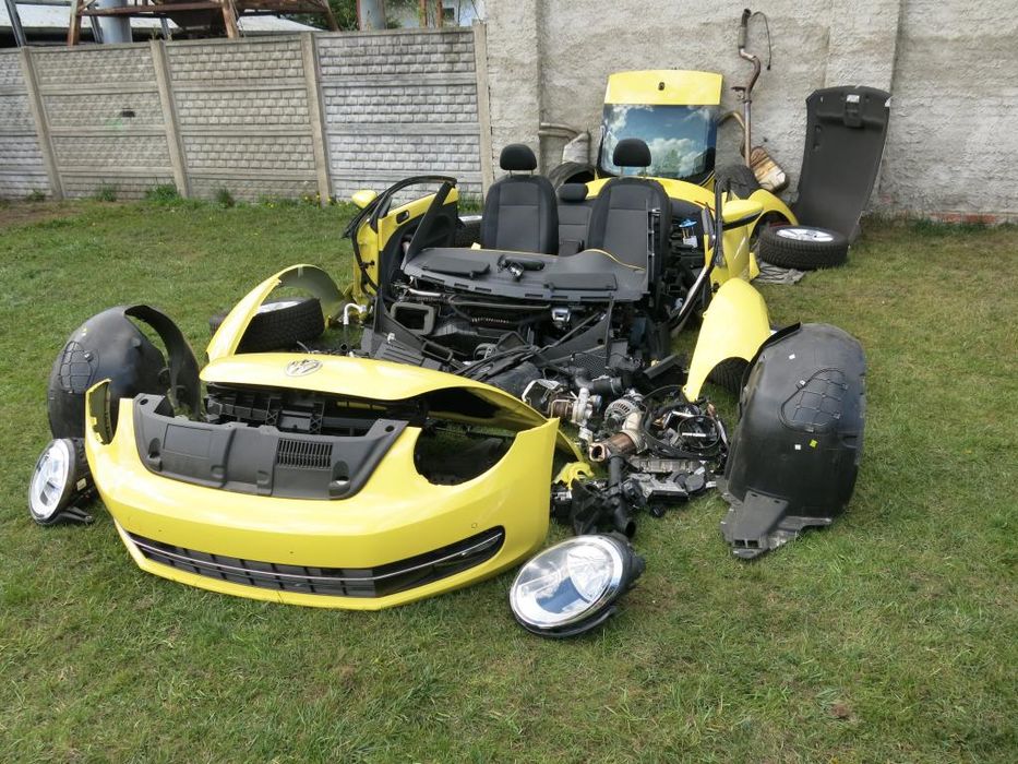 vw new the beetle 5c 5c5 5c3 zderzak przód kompletny części