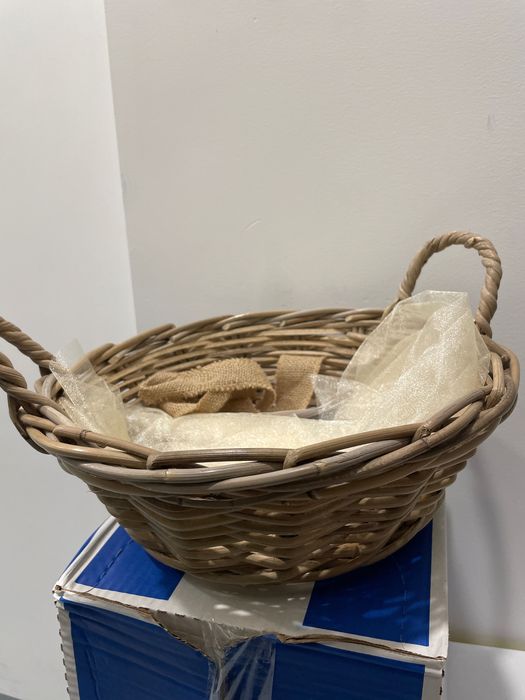 Cestos decorativos em verga
