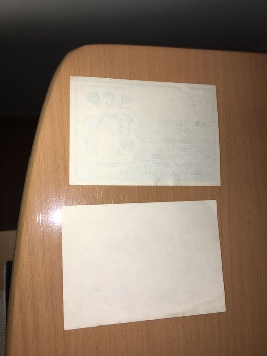 2 cromos Federação Portuguêsa de Futebol 96/97 SCP