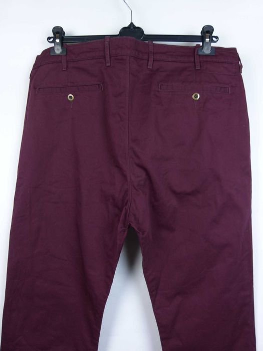 Levi`s męskie bawełniane spodnie burgund - W40 / L32