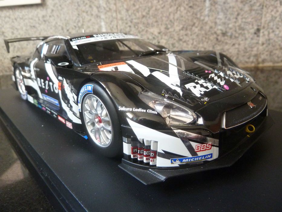 1:18 Ebbro, Nissan Reito Mola GT-R, Super GT 500, AutoArt Minichamps