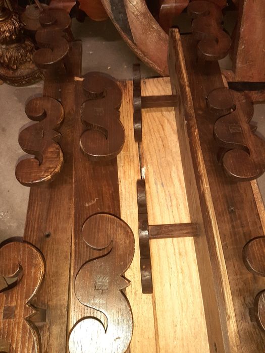 Bengaleiros Em Madeira de Carvalho Século  XlX