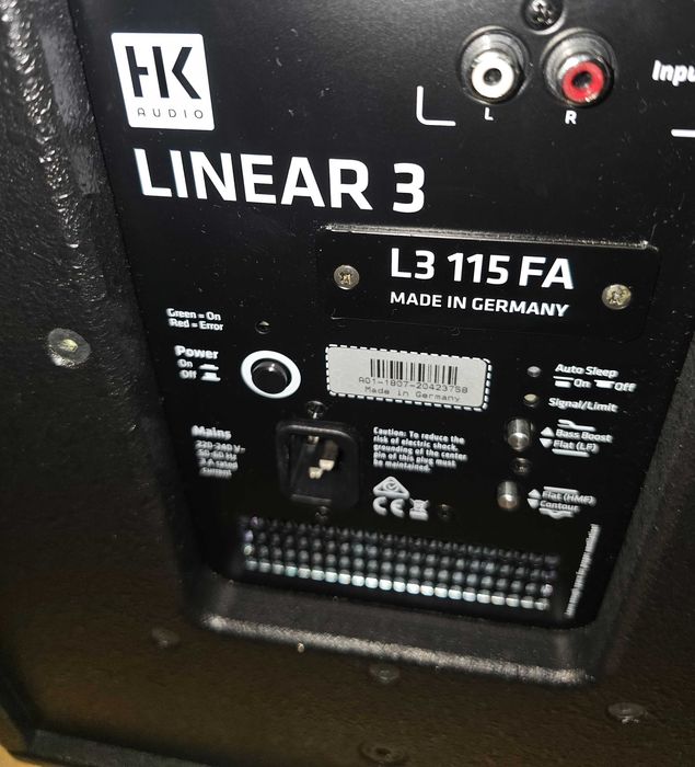 HK Audio Linner3 115 FA. Нові!  Не RCF, EV, FBT. Краще за RCF пластик
