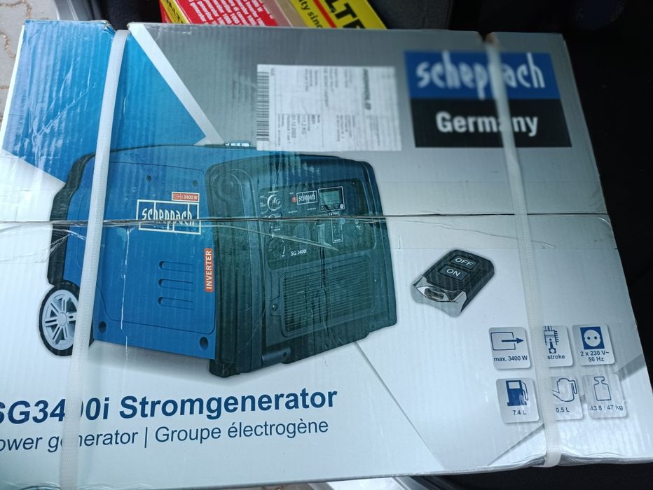 Інверторний генератор Scheppach SG3400i