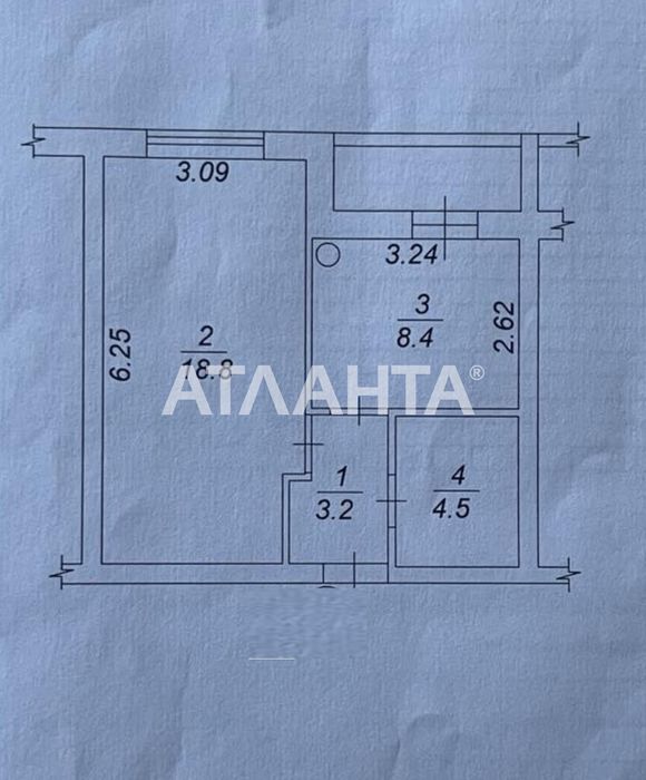 1-кімнатна квартира. Чабани.