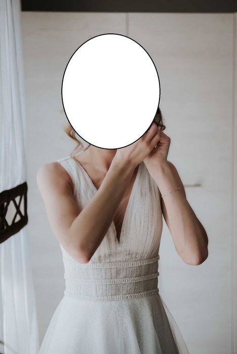 Suknia ślubna litera A  roz.34/36