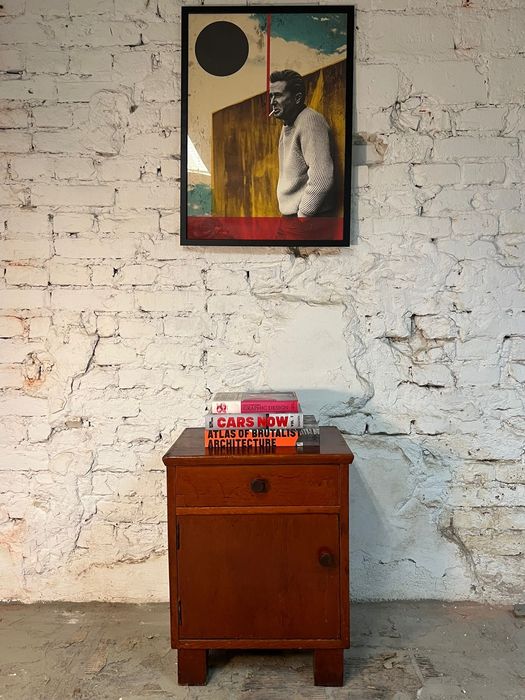 Piekna szafeczka nocna vintage prl retro