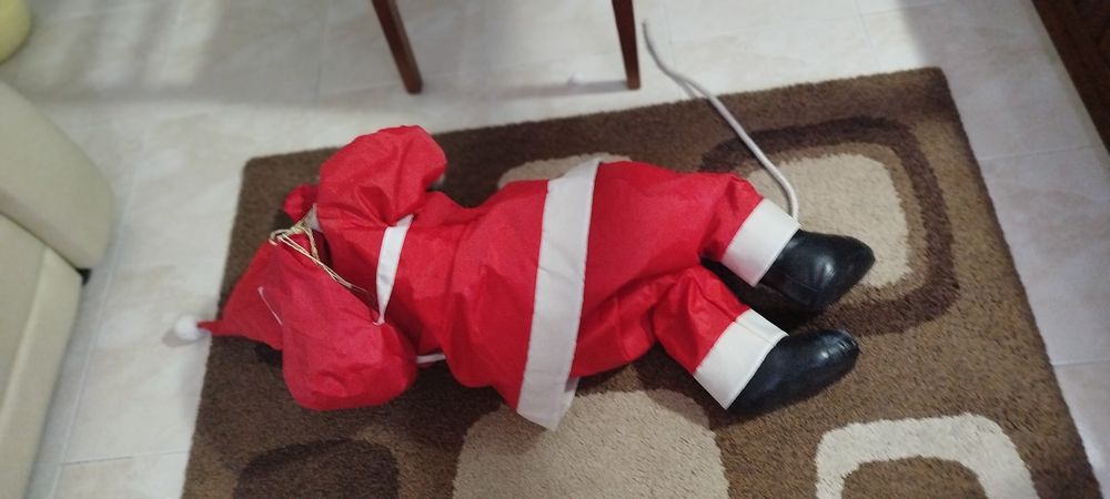 Pai Natal decorativo tamanho grande – como novo!