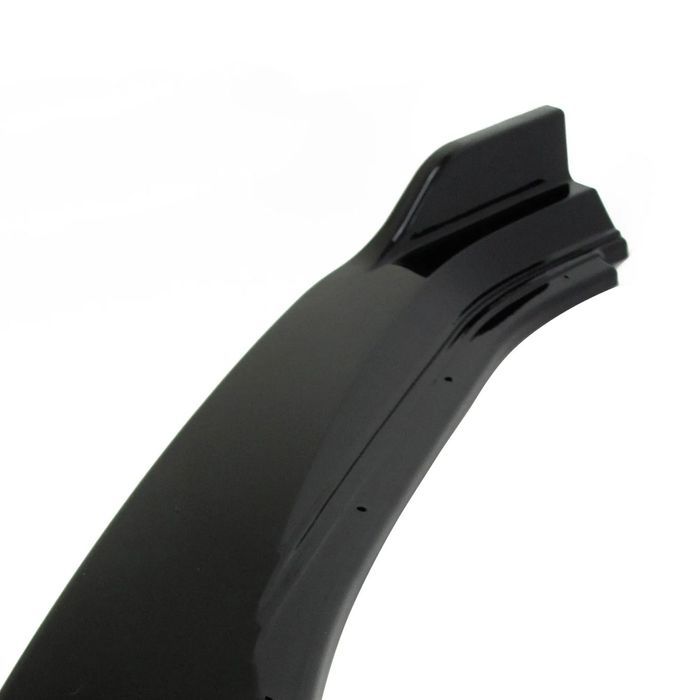 Difusor / Lip / spoiler frontal para VW Golf 7 2012 - 2019 preto piano brilhante em plástico ABS (para-choques standard)