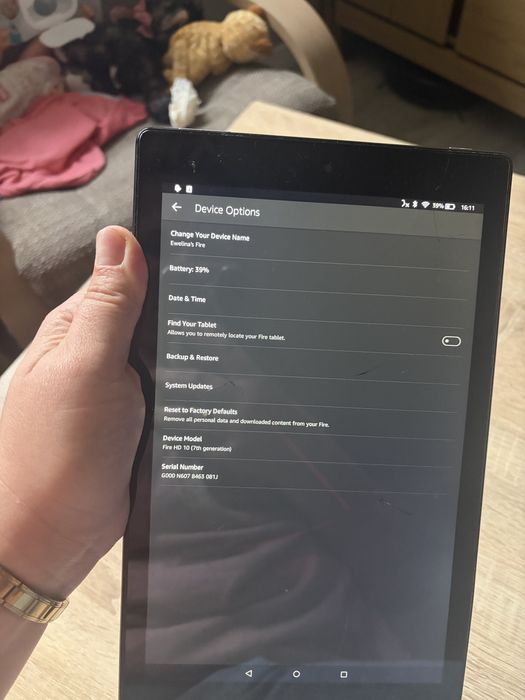 Tablet amazon fire 10 hd