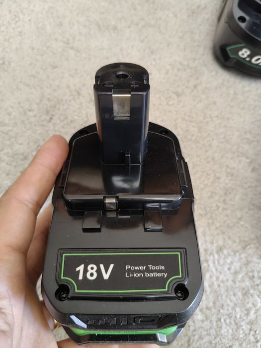 6 baterias li on Ryobi ONE+