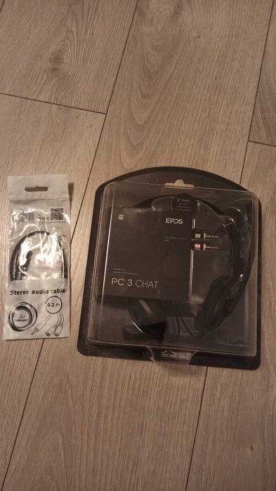 Słuchawki z mikrofonem przewodowe jack Epos PC3 Chat Sennheiser Poznań