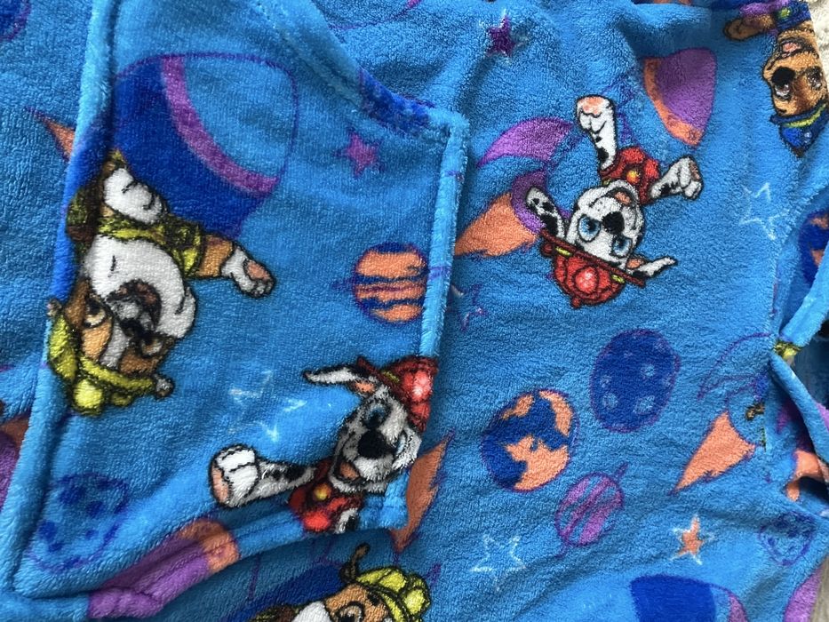 122 128 szlafrok, długa bluza, miły cieply, Psi Patrol