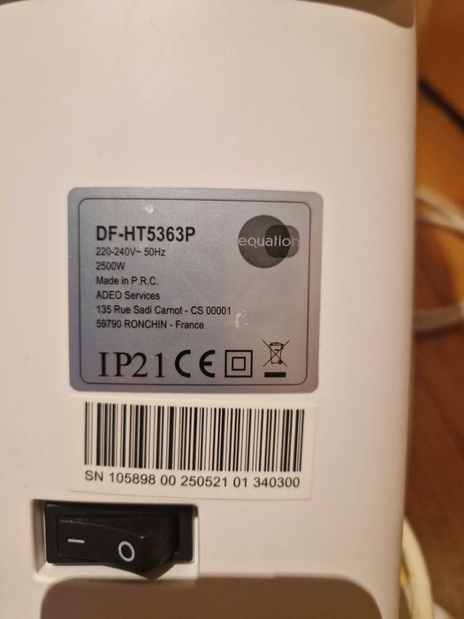 Aquecedor de torre 2500w