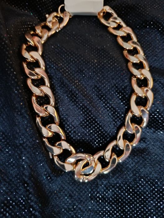 Підвіска, ланцюжок об'ємний, під золото, біжутерія німецька 750 грн.