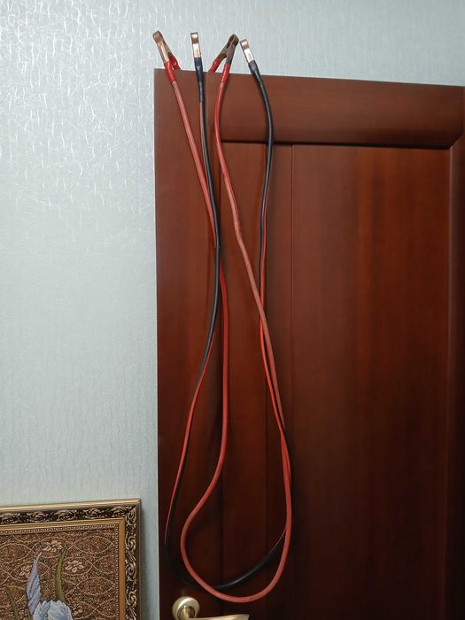 Провід для прикурювання авто пусковий стартовий кабель з клещами 2 м