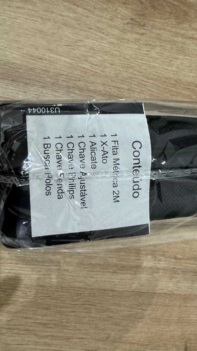 caixa ferramentas 7 peças - Artigo novo