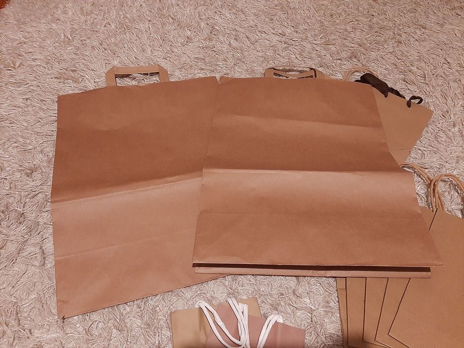 Torby prezentowe z papieru typu kraft