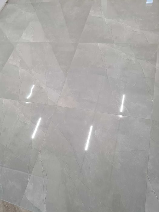 Gres szkliwiony polerowany EDMONTON light grey 60 x 60 cm (12.96 m2)