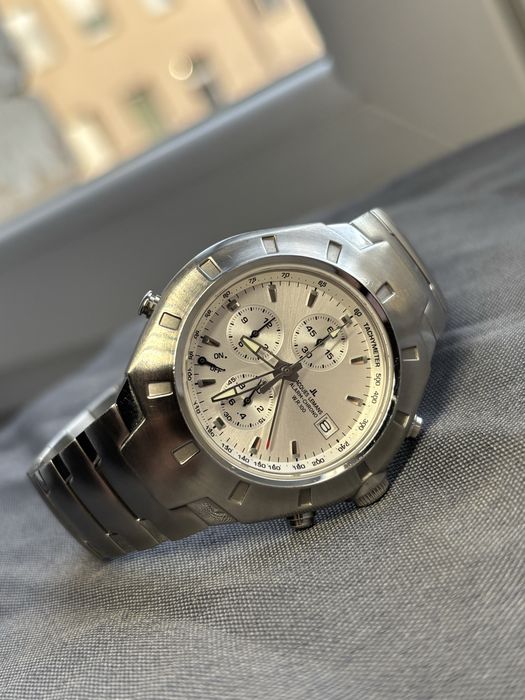 Zegarek Jacques Lemans Alarm-Chrono 1-984 | Szafir, WR100, Stan BDB