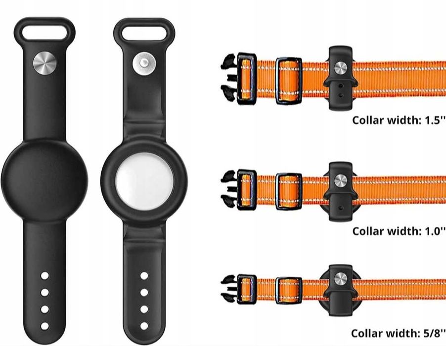 Bransoleta SUPMEGA do Apple guma czarny